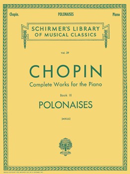 Polonaises - Schirmer Library of Classics Volume 29 Piano Solo piano