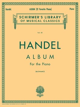 Album 22 Favorite Pieces by Handel George Frideric - Buonamici - for Piano