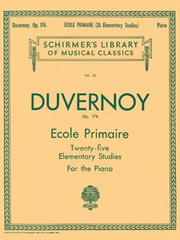 25 Elementary Studies by Duvernoy for Piano