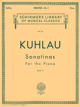 Sonatinas Book 2 by Kuhlau - Klee - for Piano