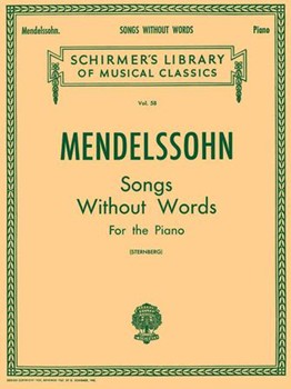 Songs Without Words by Mendelssohn Felix - Sternberg - for Piano