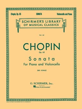 Sonata In G Minor Opus 65 by Chopin Frederic for Cello Solo
