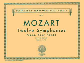 12 Symphonies Book 1 by Mozart Wolfgang Amadeus - Ulrich-Horn - for 1 Piano 4 Hands