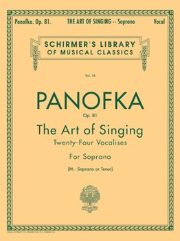 Art Of Singing Opus 81 by Panofka for High Voice