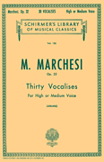 30 Vocalises, Op. 32 - Schirmer Library of Classics Volume 126 High or Medium Voice