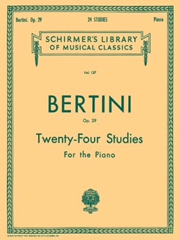 24 Studies Opus 29 by Bertini - Vogrigh-Buonamici - for Piano