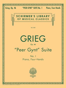 Peer Gynt Suite No. 1, Op. 46 - Schirmer Library of Classics Volume 203 Piano Duet