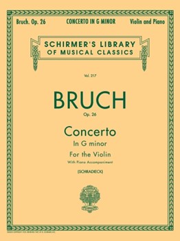 Concerto In G Minor Op 26 [violin]