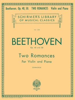 2 Romanze, Op. 40 and 50 - Schirmer Library of Classics Volume 234 Violin and Piano Violin