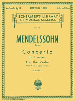 Concerto in E minor, Op. 64 - Schirmer Library of Classics Volume 235 Violin
