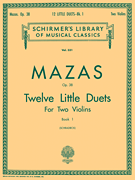 12 Little Duets, Op. 38 - Book 1 - Schirmer Library of Classics Volume 331 2 Violins