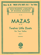 12 Little Duets, Op. 38 - Book 2 - Schirmer Library of Classics Volume 332 2 Violins