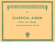 Classical Album: 12 original pieces - Schirmer Library of Classics Volume 371 Piano Duet