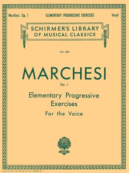 Elementary Progressive Exercises Op. 1 by Marchesi M for Vocal