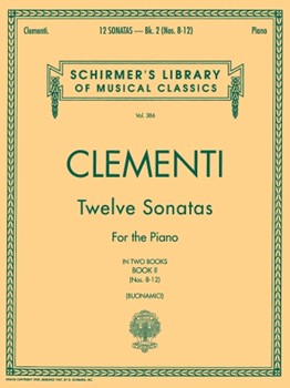 12 Sonatas Book 2 by Clementi Muzio - Buonamici - for Piano