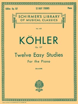 12 Easy Studies Op. 157 by Kohler Louis for