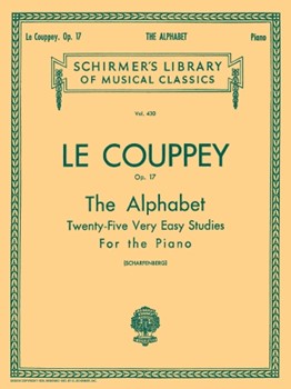 Alphabet Op. 17 (25 Very Easy Studies) by Le Couppey Felix for