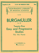 G Schirmer Burgmuller  ed. Oesterle LB500 Twenty-Five Easy and Progressive Studies