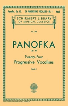24 Progressive Vocalises Opus 85 #1 by Panofka for Vocal