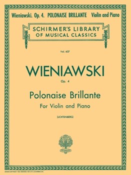 Polonaise Brillante Opus 4 by Wieniawski Henri - Lichtenberg Leopold - for Violin and Piano
