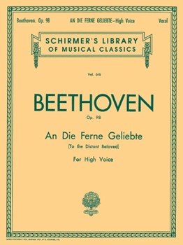 An Die Ferne Geliebte by Beethoven Ludwig van for High Voice Collection
