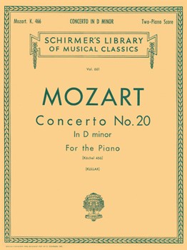 Concerto No. 20 in D Minor, K.466 - Schirmer Library of Classics Volume 661 National Federation of Music Clubs 2014-2016 Piano Duets