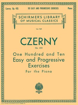 Op 453 110 Easy & Progressive Exercises by Czerny Carl - Buonamici - for Piano