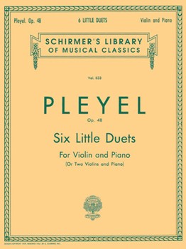 6 Little Duets Opus 48 by Pleyel Ignaz Joseph for Violin Duet