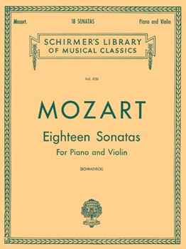 18 Sonatas by Mozart Wolfgang Amadeus - Schradieck Henri - for Violin and Piano