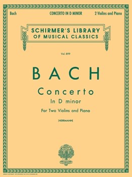 G Schirmer Bach J S Hermann E  Concerto in D Minor - Violin Duet