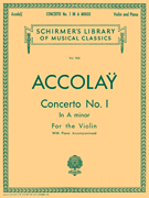 G Schirmer Accolay Schill  Concerto No 1 in A Minor - Violin