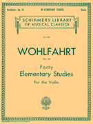 40 Elementary Studies, Op. 54 - Schirmer Library of Classics Volume 926 Violin Method Violin