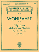 50 Easy Melodious Studies, Op. 74 - Book 1 Violin