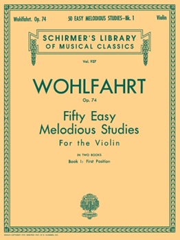 50 Easy Melodious Studies, Op. 74 - Book 1, Violin