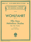 50 Easy Melodious Studies, Op. 74 - Book 2 Violin