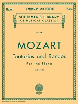 Fantasias & Rondos by Mozart Wolfgang Amadeus - Buonamici - for Piano