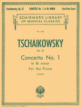 Concerto #1 Opus 23 B Flat Minor by Tchaikovsky Pyotr Ilyich - Joseffy - for 2 Piano 4 Hands