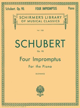 4 Impromptus, Op. 90 - Schirmer Library of Classics Volume 1125 Piano Solo