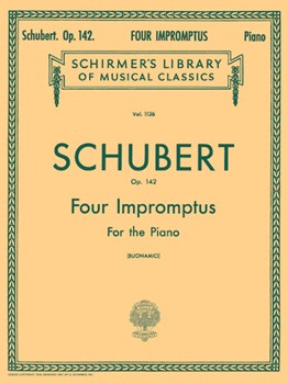 Impromptus Opus 142 by Schubert - Buonamici - for Piano