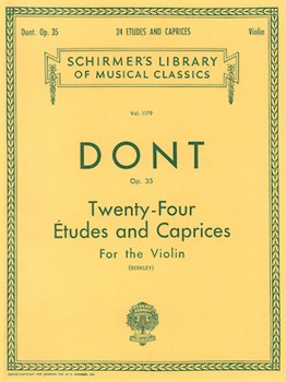 24 Etudes & Caprices Opus 35 by Dont - Berkley - for Violin Method