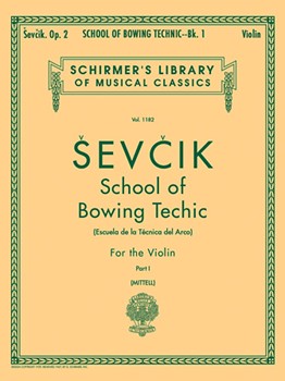 School Of Bowing Techniques Opus 2 Part 1 by Sevcik Otakar for Violin Method (Op 2 Pt 1)