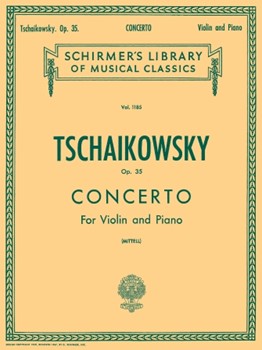 Concerto Opus 35 by Tchaikovsky Pyotr Ilyich - Mittell Philipp - for Violin and Piano