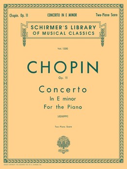 Concerto #1 Opus 11 E Minor by Chopin Frederic - Joseffy - for 2 Piano 4 Hands
