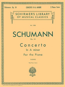 Concerto in A Minor, Op. 54 (2-piano score) - Schirmer Library of Classics Volume 1358 Piano Duet