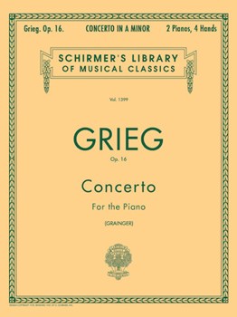 Concerto in A Minor, Op. 16 - Schirmer Library of Classics Volume 1399 Piano Duet 2p4h