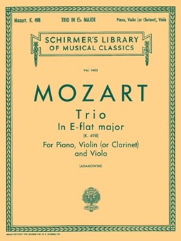 Trio #7 In E-flat by Mozart Wolfgang Amadeus for Str Duet W