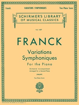 Variations Symphoniques by Franck - Philipp - for 2 Piano 4 Hands