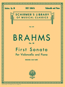 Sonata No. 1 in E Minor, Op. 38 - Schirmer Library of Classics Volume 1411 Cello and Piano Cello