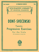 20 Progressive Exercises - Schirmer Library of Classics Volume 1493 Viola Method