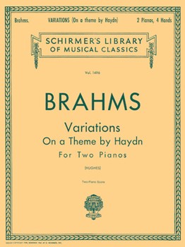 Variations On A Theme Of Haydn Opus 56B by Brahms Johannes - Hughes - for 2 Piano 4 Hands